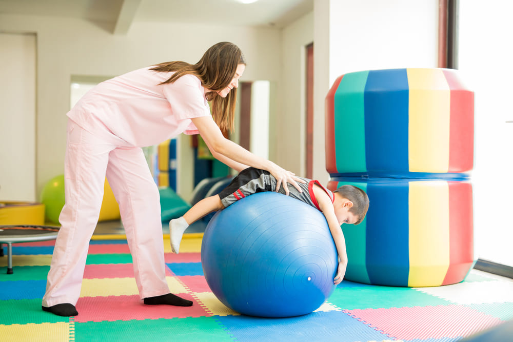 Terapia física para niños